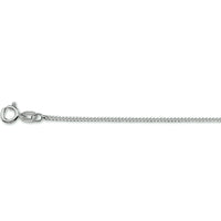 vDam Ketting Gourmette 4-zijdes Geslepen 1,2 Mm Zilver Gerhodineerd 1326293