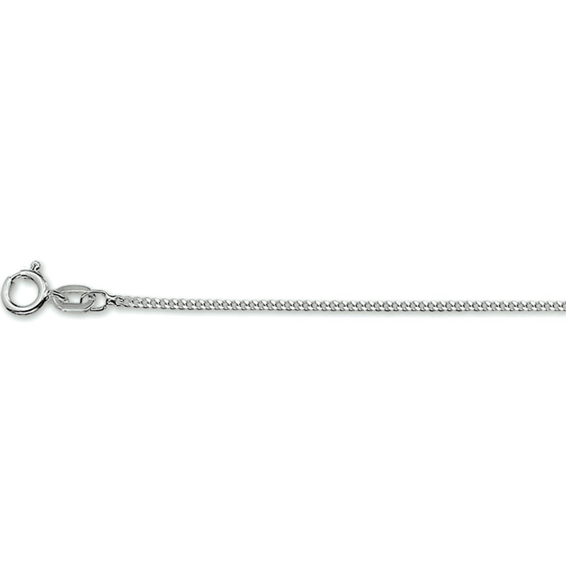 vDam Ketting Gourmette 4-zijdes Geslepen 1,2 Mm Zilver Gerhodineerd 1326294
