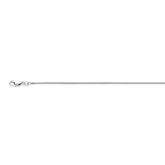 vDam Ketting Gourmette 4-zijdes Geslepen 1,4 Mm Zilver Gerhodineerd 1340735