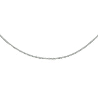 vDam Ketting Gourmette 4-zijdes Geslepen 1,6 Mm 41 + 4 Cm Zilver Gerhodineerd 1329067