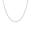 vDam Ketting Gourmette 4-zijdes Geslepen 1,6 Mm Zilver Gerhodineerd 1326717  38cm