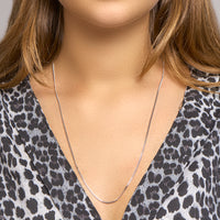 vDam Ketting Gourmette 4-zijdes Geslepen 1,8 Mm Zilver Gerhodineerd 1330055  60cm