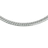 vDam Ketting Gourmette 4-zijdes Geslepen 6,0 Mm 45 Cm Zilver Gerhodineerd 1329314