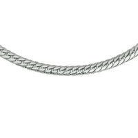 vDam Ketting Gourmette 4-zijdes Geslepen 6,0 Mm 45 Cm Zilver Gerhodineerd 1329314