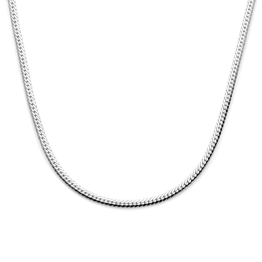 vDam Ketting Gourmette 5 Mm 40 + 4 Cm Zilver Gerhodineerd 1341607