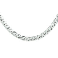 vDam Ketting Gourmette 6,6 Mm Zilver Gerhodineerd 1330506