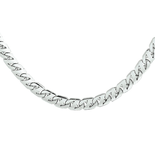 vDam Ketting Gourmette 6,6 Mm Zilver Gerhodineerd 1330506