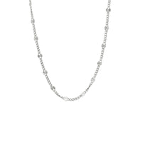 vDam Ketting Gourmette En Plaatjes 2,5 Mm Zilver Gerhodineerd 1332710