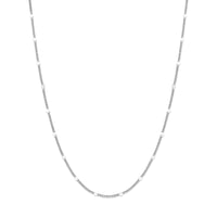 vDam Ketting Gourmette Met Tussenstuk 3,0 Mm 37 + 5 Cm Zilver Gerhodineerd 1339678