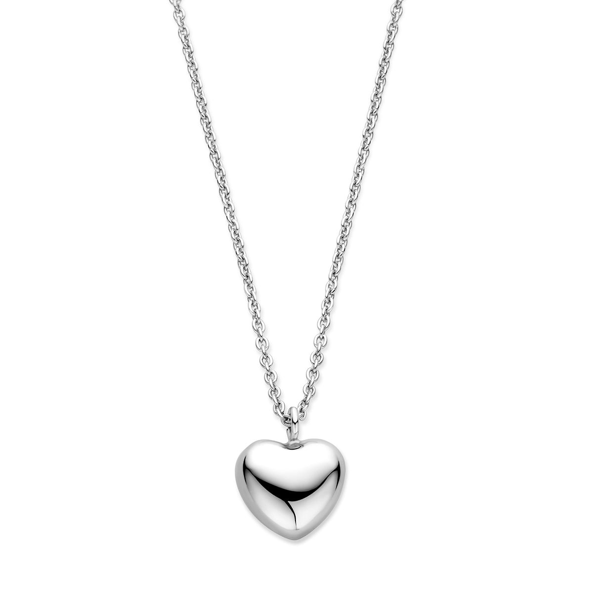 vDam Ketting Hart 1,5 Mm 40 + 5 Cm Zilver Gerhodineerd 1338359