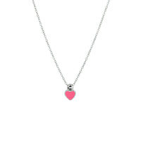 vDam Ketting Hart 36 - 38 Cm Zilver Gerhodineerd 1328669