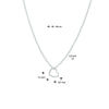 vDam Ketting Hart 40cm - 42 - 44 Cm Zilver Gerhodineerd 1333029  40cm