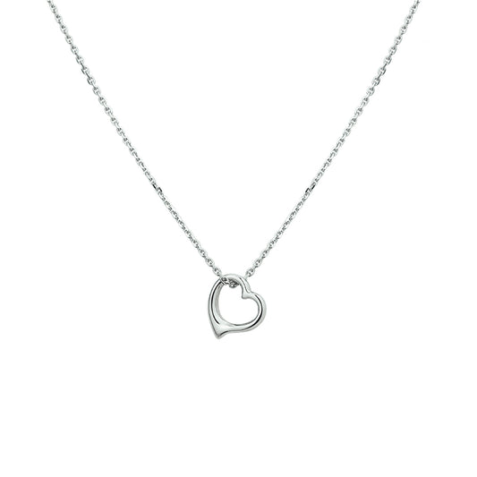 vDam Ketting Hart 41 + 4 Cm Zilver Gerhodineerd 1325613