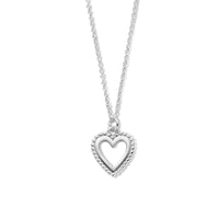vDam Ketting Hart 41 + 4 Cm Zilver Gerhodineerd 1336504