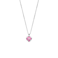 vDam Ketting Hartje 36 + 3 Cm Zilver Gerhodineerd 1341812