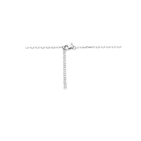 vDam Ketting Hartje 41cm + 5 Cm Zilver Gerhodineerd 1339113  41cm