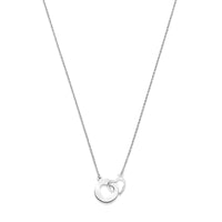 vDam Ketting Hartjes 1,3 Mm 41 + 4 Cm Zilver Gerhodineerd 1338235