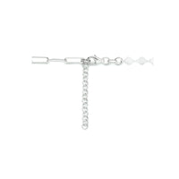 vDam Ketting Hartjes 40cm + 4 Cm Zilver Gerhodineerd 1333999  40cm