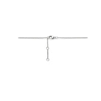 vDam Ketting Kleurstenen 42cm - 43,5 - 45 Cm Zilver Gerhodineerd 1338802  42cm