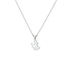 vDam Ketting Konijn 36 + 4 Cm Zilver Gerhodineerd 1330030
