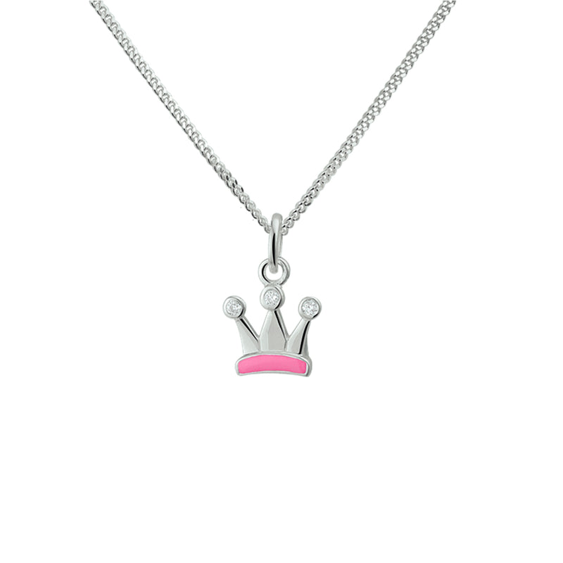 vDam Ketting Kroon 36 + 4 Cm Zilver Gerhodineerd 1329536