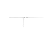 vDam Ketting Letter Zilver Gerhodineerd 1330110  41cm