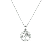 vDam Ketting Levensboom 41 + 4 Cm Zilver Gerhodineerd 1330042