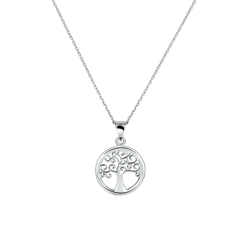 vDam Ketting Levensboom 41 + 4 Cm Zilver Gerhodineerd 1330042