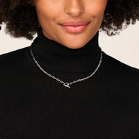 vDam Ketting Marine Ronde Buis 3,9 Mm 42cm Cm Kapittelslot Zilver Gerhodineerd 1339686  42cm