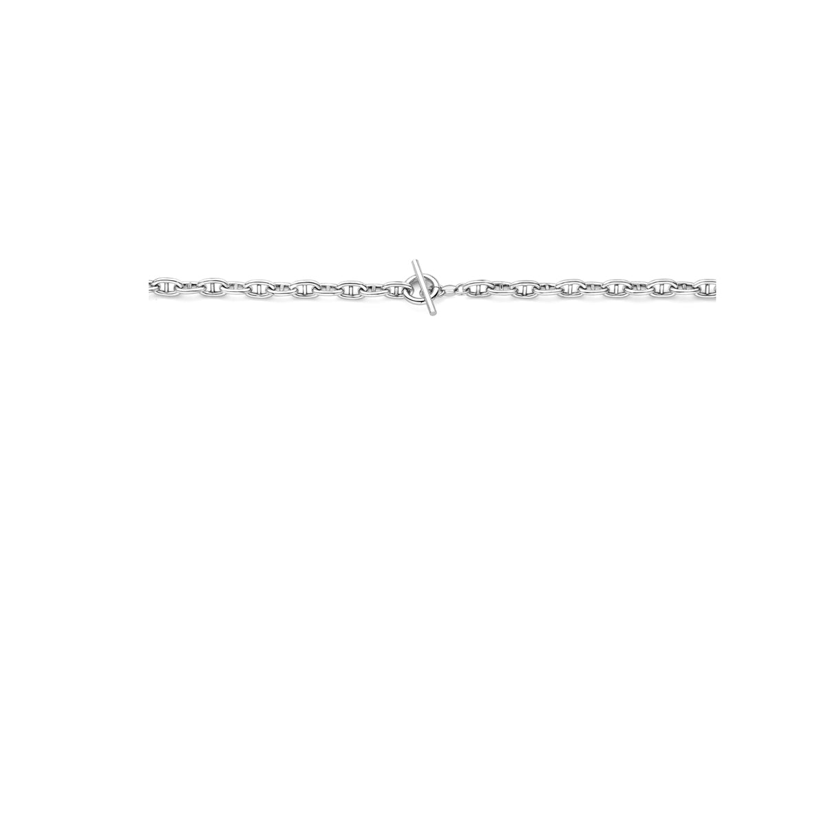 vDam Ketting Marine Ronde Buis 5,9 Mm 42cm Cm Kapittelslot Zilver Gerhodineerd 1339684  42cm