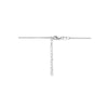 vDam Ketting Met Geboortesteen Zirkonia 41cm + 4 Cm Zilver Gerhodineerd 1335935  41cm