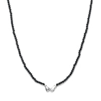 vDam Ketting Onyx 40 + 5 Cm Zilver Gerhodineerd 1341175