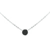 vDam Ketting Onyx 42 + 3 Cm Zilver Gerhodineerd 1326616