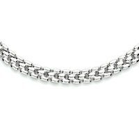 vDam Ketting Panter 6,9 Mm 43 Cm Zilver Gerhodineerd 1333943