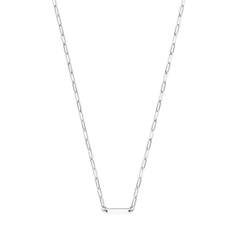 vDam Ketting Paperclip 2,2 Mm 41 + 4 Cm Zilver Gerhodineerd 1340856