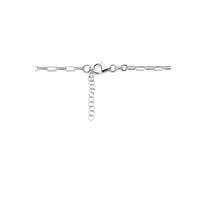 vDam Ketting Paperclip Veer 2,8 Mm 42cm + 3 Cm Zilver Gerhodineerd 1334715  42cm