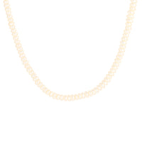 vDam Ketting Parel 4,0 Mm 41 + 4 Cm Zilver Gerhodineerd 1333191