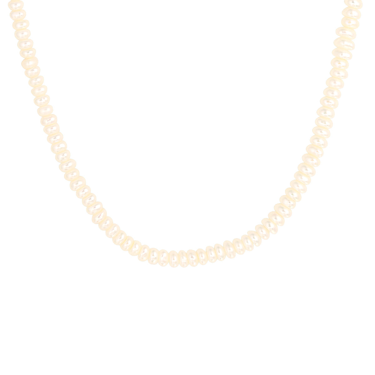 vDam Ketting Parel 4,0 Mm 41 + 4 Cm Zilver Gerhodineerd 1333191