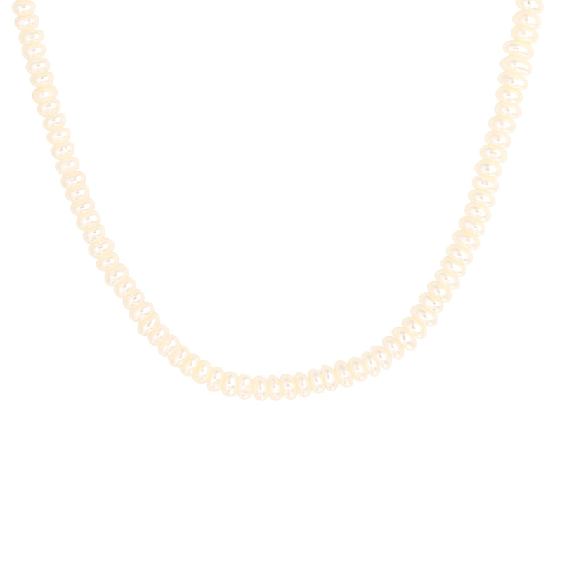 vDam Ketting Parel 4,0 Mm 41 + 4 Cm Zilver Gerhodineerd 1333191