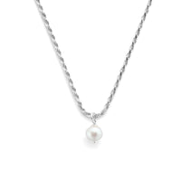 vDam Ketting Parel 41 + 4 Cm Zilver Gerhodineerd 1336001
