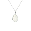vDam Ketting Parelmoer 42 + 3 Cm Zilver Gerhodineerd 1326659