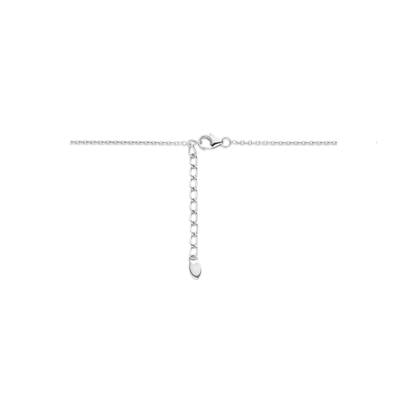 vDam Ketting Parels 40cm + 4 Cm Zilver Gerhodineerd 1335720  40cm