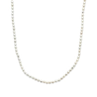 vDam Ketting Parels 41 + 4 Cm Zilver Gerhodineerd 1341146