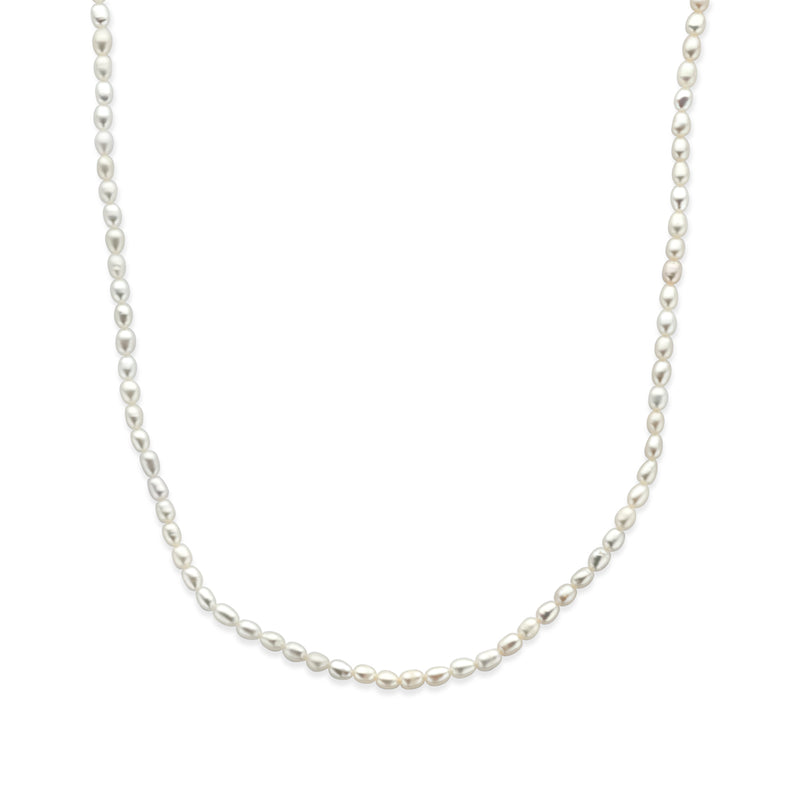 vDam Ketting Parels 41 + 4 Cm Zilver Gerhodineerd 1341146