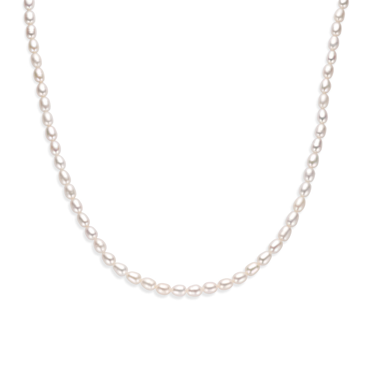 vDam Ketting Parels 41 + 4 Cm Zilver Gerhodineerd 1341370
