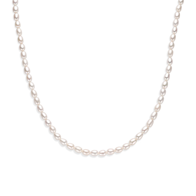 vDam Ketting Parels 41 + 4 Cm Zilver Gerhodineerd 1341370