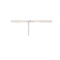 vDam Ketting Parels 41cm + 4 Cm Zilver Gerhodineerd 1341cm370  41cm