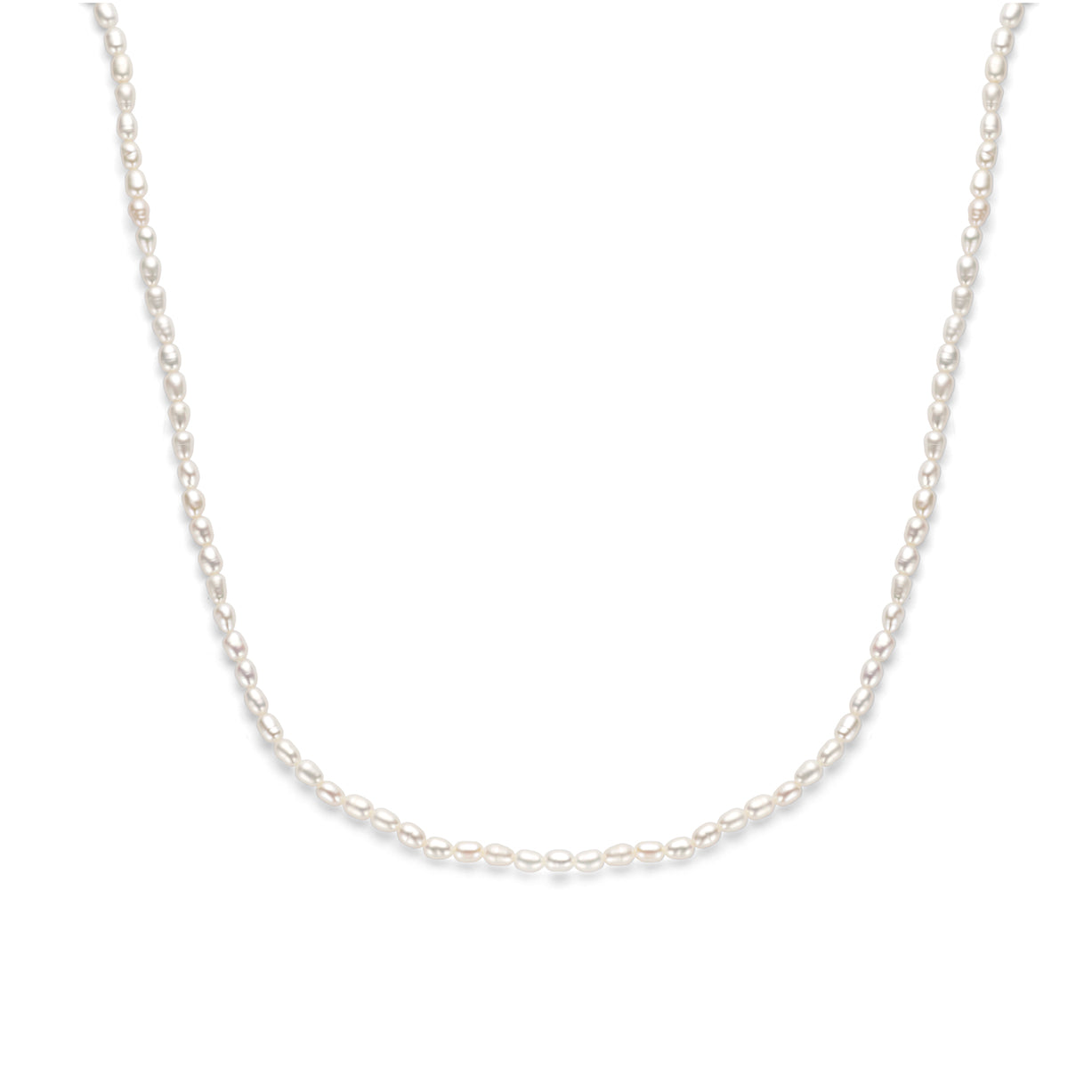 vDam Ketting Parels 41 + 4 Cm Zilver Gerhodineerd 1341372