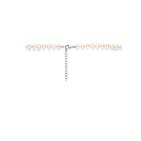 vDam Ketting Parels 41cm + 4 Cm Zilver Gerhodineerd 1341cm374  41cm