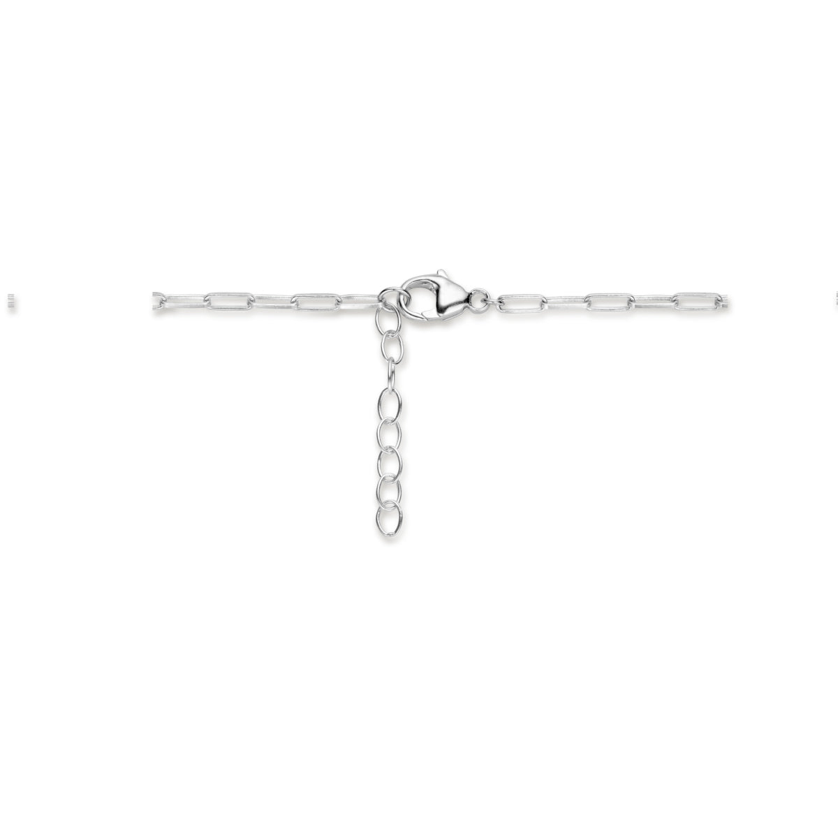 vDam Ketting Parels  42cm + 3 Cm Zilver Gerhodineerd 1336180  42cm